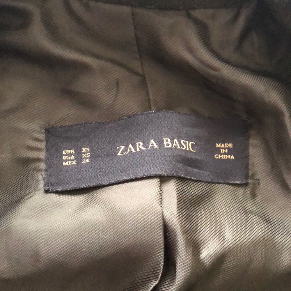 Zara Basic Olive Green Versatile Coat - image 3